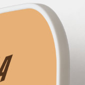 チェーンソーおもしろいガのユーモアを持つビーバー ピックルボールラケット (左詳細)