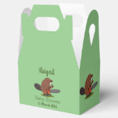 チェーンソーおもしろいガのユーモアを持つビーバー フェイバーボックス (オープン)