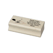 チェーンソーおもしろいガのユーモアを持つビーバー ラバースタンプ (スタンプ)