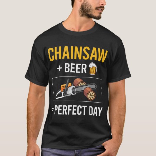 チェーンソーのアルボリストLumberjack木工大工 Tシャツ (正面)