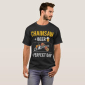 チェーンソーのアルボリストLumberjack木工大工 Tシャツ (正面フル)