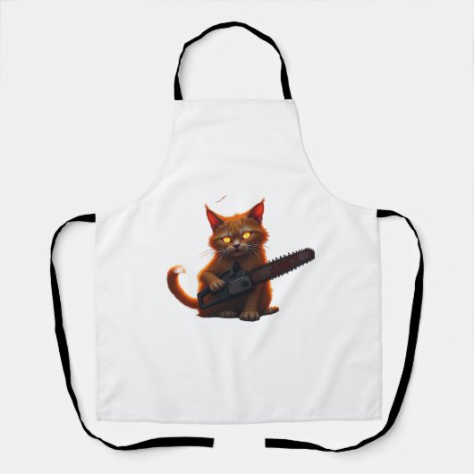 チェーンソーのキャットシャクラシックツ エプロン (正面)