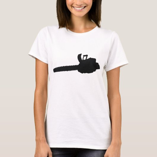 チェーンソーの影 Tシャツ (正面)