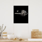 チェーンソーの木工職人ギフトメンズランバージャックアルボリスト ポスター (キッチン)