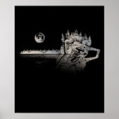 チェーンソーの木工職人ギフトメンズランバージャックアルボリスト ポスター (正面)