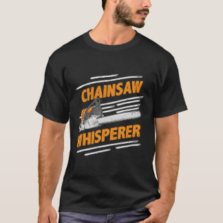 チェーンソーウィスパーラランバージャックロガー Tシャツ