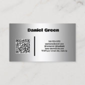 チェーンソーサービスガーデン機械カスタムQR 名刺 (裏面)