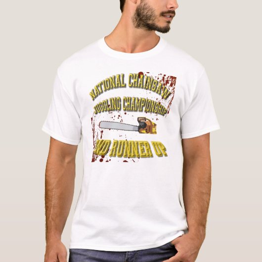 チェーンソージャグリング Tシャツ (正面)