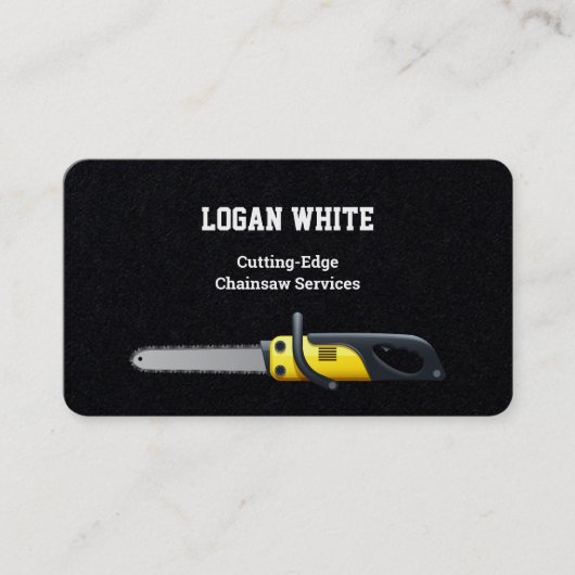チェーンソーマスタープレミアム 名刺 (正面)