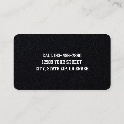 チェーンソーマスタープレミアム 名刺 (裏面)