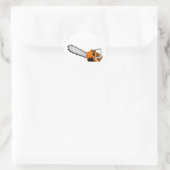 チェーンソーレトロスタイル ラウンドシール (バッグ)