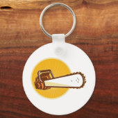 チェーンソー前面 キーホルダー (正面)