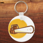 チェーンソー前面 キーホルダー (正面)