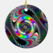 チェーンソー-フラクタル セラミックオーナメント (裏面)