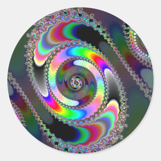 チェーンソー – フラクタル ラウンドシール (正面)