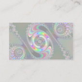 チェーンソー – フラクタル 名刺 (裏面)