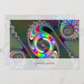 チェーンソー – フラクタル 招待状 (正面/裏面)