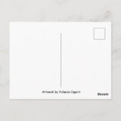 チェーンハートはがき ポストカード (裏面)