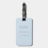 チェーンパターン⎢モノグラム荷物タグ ラゲッジタグ (裏面縦)