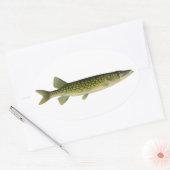 チェーンピケレルイラストレーション 楕円形シール (封筒)