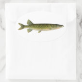 チェーンピケレルイラストレーション 楕円形シール (バッグ)