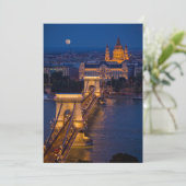 チェーンブリッジと夜の満月 サンキューカード (スタンド正面)