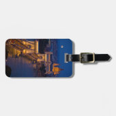 チェーンブリッジと満月（夜） ラゲッジタグ (正面横)