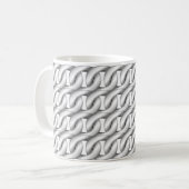チェーンホワイトコーヒーマグ コーヒーマグカップ (正面左)