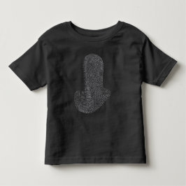 チェーンメイルの戦士フード トドラーTシャツ