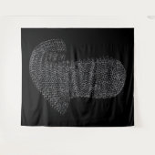 チェーンメール戦士フード タペストリー (正面(横))