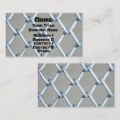 チェーンリンクとねじ込み 名刺 (正面/裏面)