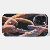 チェーンリンクのiPhoneケース iPhoneケース (裏面横)