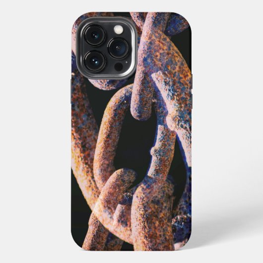 チェーンリンクのiPhoneケース iPhoneケース (裏面)