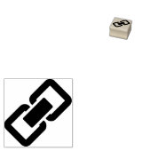 チェーンリンクシルエットアートスタンプ ラバースタンプ (押印)