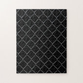 チェーンリンクフェンスのパターン ジグソーパズル (縦)