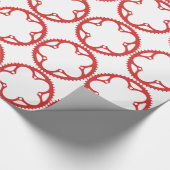 チェーンリングや輪 ラッピングペーパー (角)