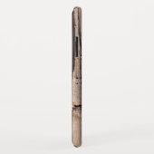 チェーン素朴ロック付きパーソナライズ可能な木製ドア Case-Mate iPhoneケース (裏面/右)