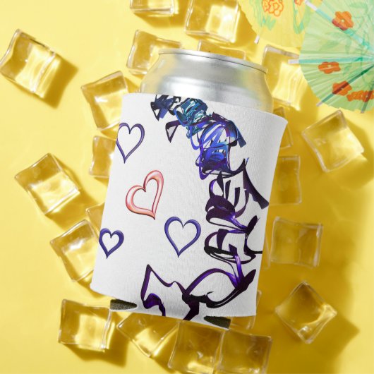 チェーン解除のハートクーラーボックス 缶クーラー (インサイチュ 夏)