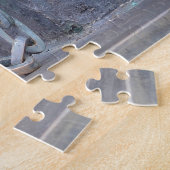 チェーン銅像ガイアナ。 ジグソーパズル (側面)