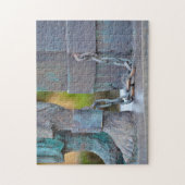 チェーン銅像ガイアナ。 ジグソーパズル (縦)