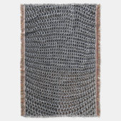 チェーン・メールの装甲中世騎士戦闘機に彼の金属をかぶせて下さい スローブランケット (正面縦)