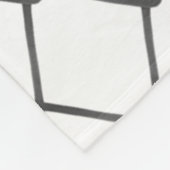 チェーン・リンクの塀 フリースブランケット (角)