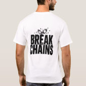 チェーンTシャツからブレイク Tシャツ (裏面)
