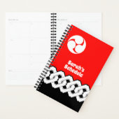 チェー伝統的ンとミツドー日本のモパターン プランナー手帳 (ディスプレー)