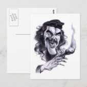 チェ・ゲバラの漫画 ポストカード (正面/裏面)