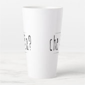 チェ・ファ？ カフェラテマグ (正面)