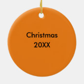 チエおもしろいスバーガー丸型セラミックオーナメント セラミックオーナメント (裏面)