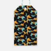 チエカラフルタプリントパタモダンン結婚ズ ギフトタグ (裏面)