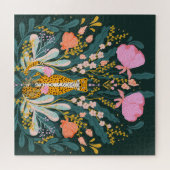 チエカラフルータ付きジャングルガーデン ジグソーパズル (横)