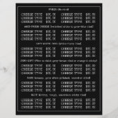 チエセモンガーの牛のポートレート広告ズ チラシ (裏面)